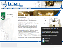 Tablet Screenshot of luban-pz.de